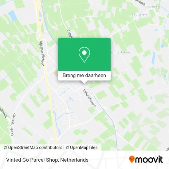 Vinted Go Parcel Shop kaart