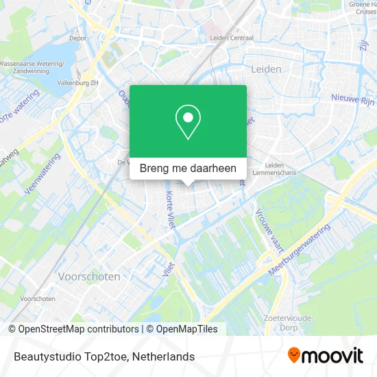 Beautystudio Top2toe kaart