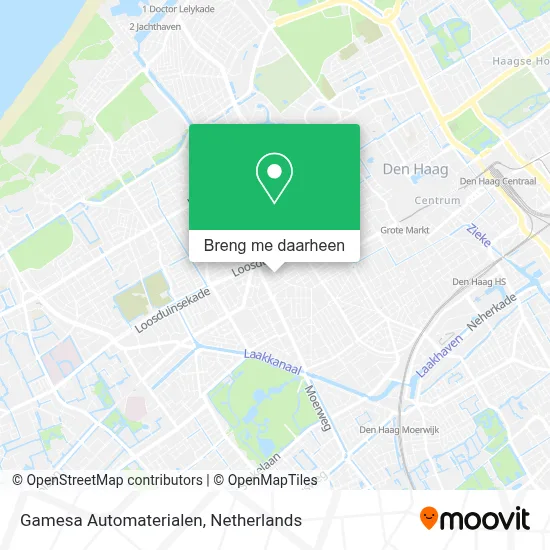 Gamesa Automaterialen kaart