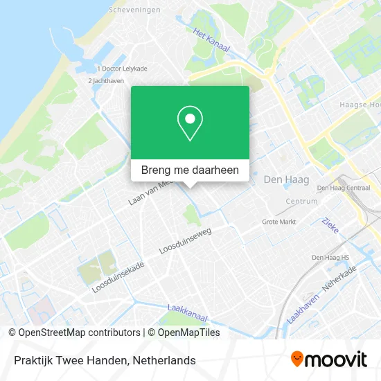 Praktijk Twee Handen kaart