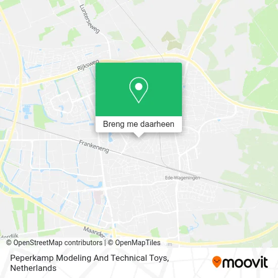 Peperkamp Modeling And Technical Toys kaart