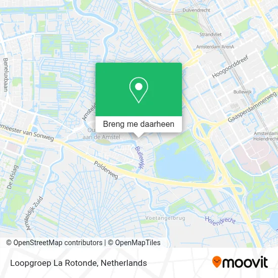 Loopgroep La Rotonde kaart