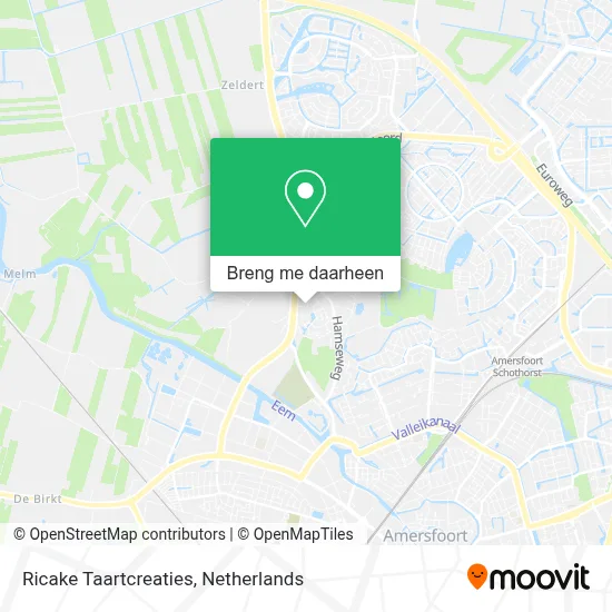 Ricake Taartcreaties kaart