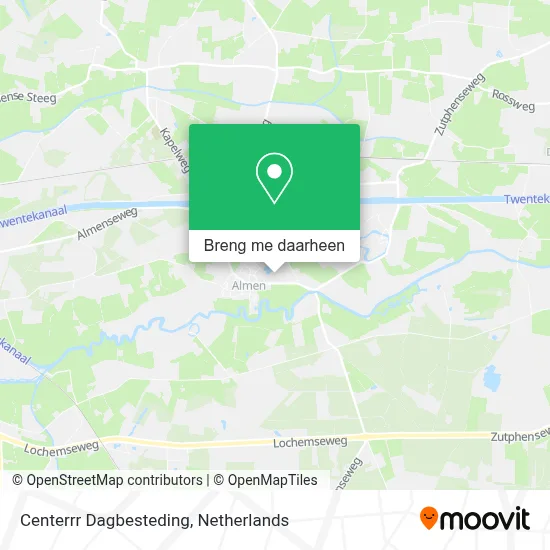Centerrr Dagbesteding kaart