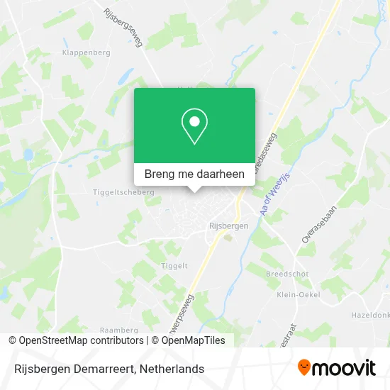 Rijsbergen Demarreert kaart