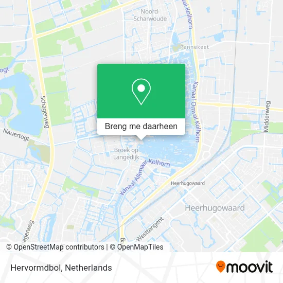 Hervormdbol kaart