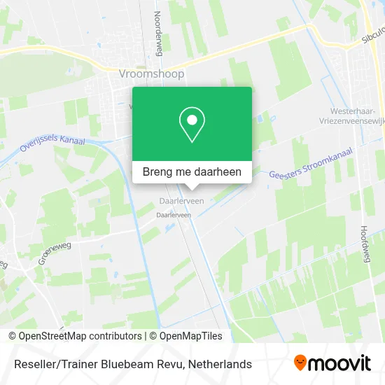 Reseller/Trainer Bluebeam Revu kaart