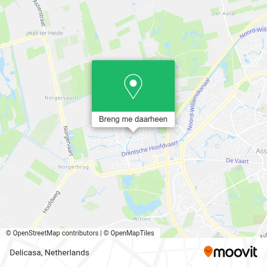 Delicasa kaart