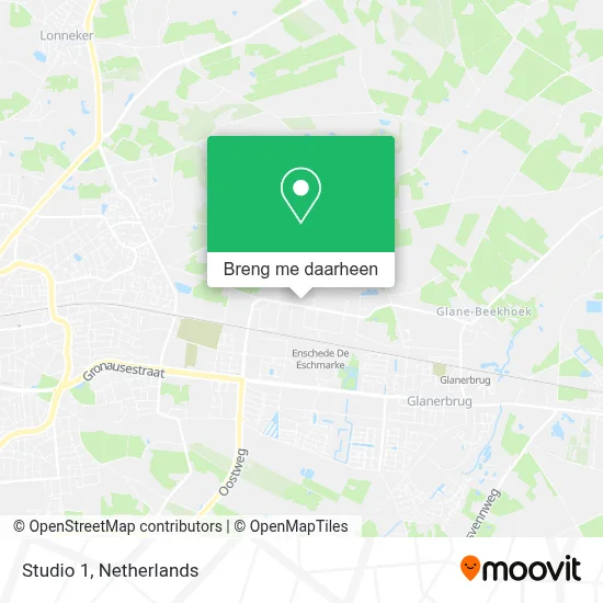 Studio 1 kaart