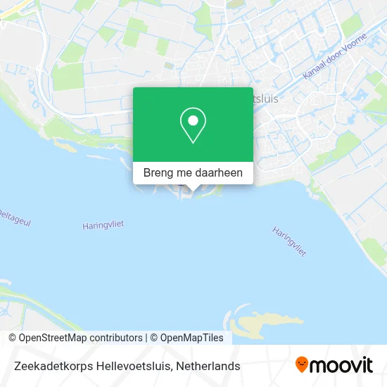 Zeekadetkorps Hellevoetsluis kaart