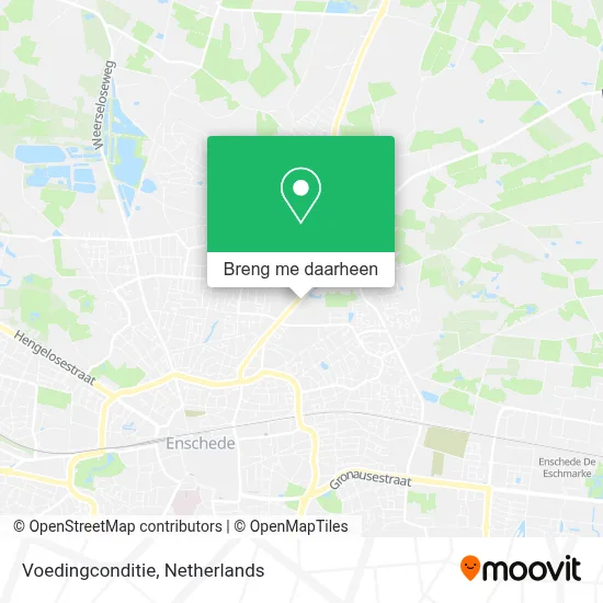 Voedingconditie kaart