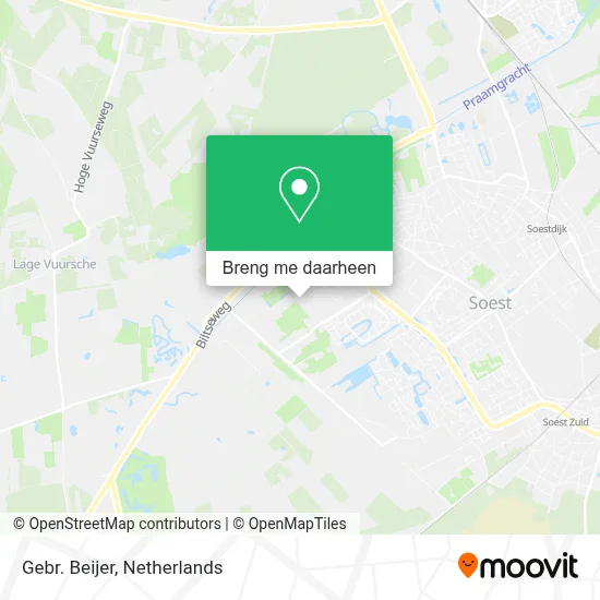 Gebr. Beijer kaart