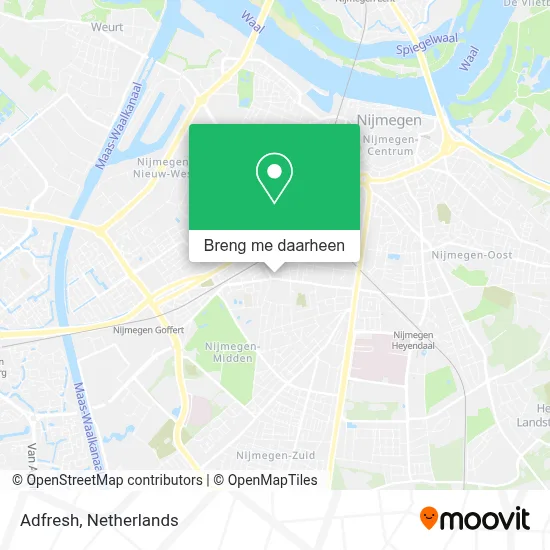 Adfresh kaart