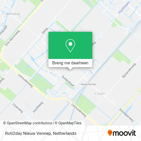 Roti2day Nieuw Vennep kaart