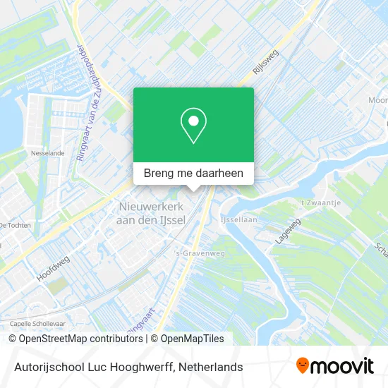 Autorijschool Luc Hooghwerff kaart