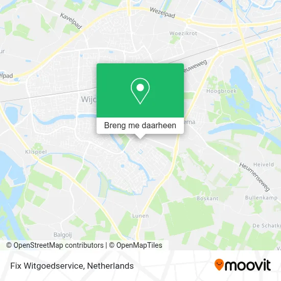Fix Witgoedservice kaart
