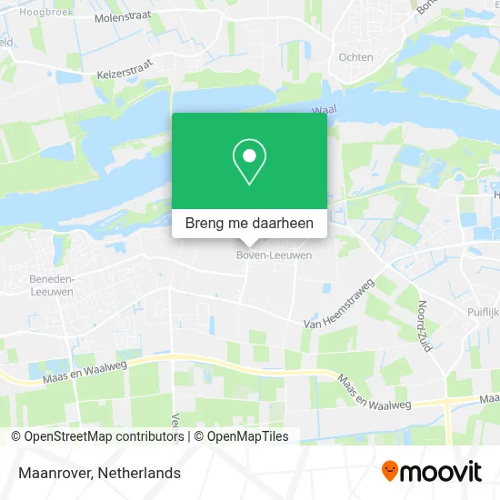 Maanrover kaart