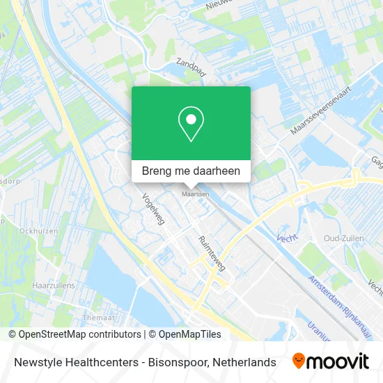 Newstyle Healthcenters - Bisonspoor kaart