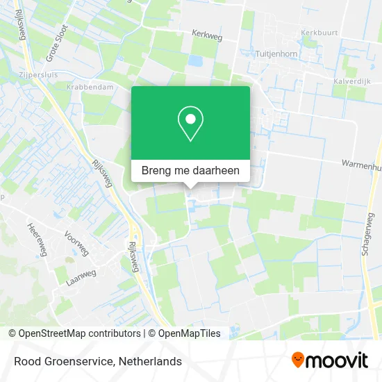 Rood Groenservice kaart