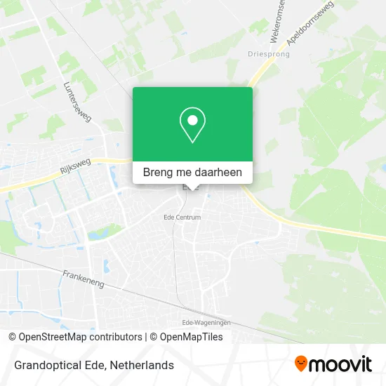 Grandoptical Ede kaart