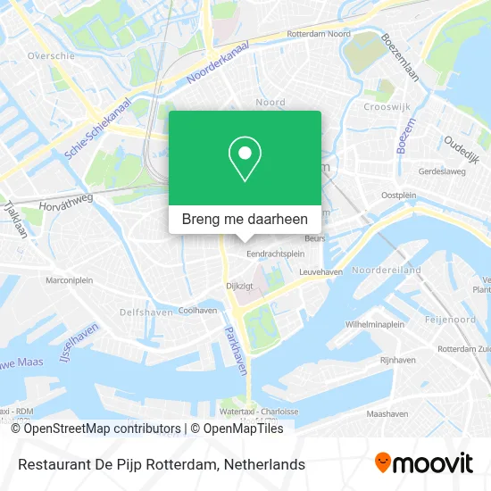 Restaurant De Pijp Rotterdam kaart