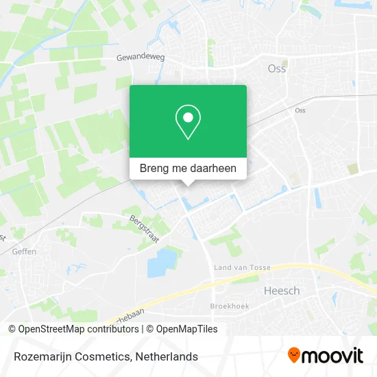 Rozemarijn Cosmetics kaart