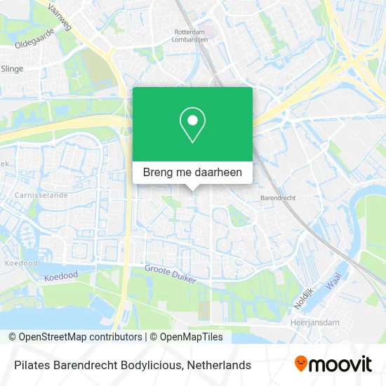 Pilates Barendrecht Bodylicious kaart