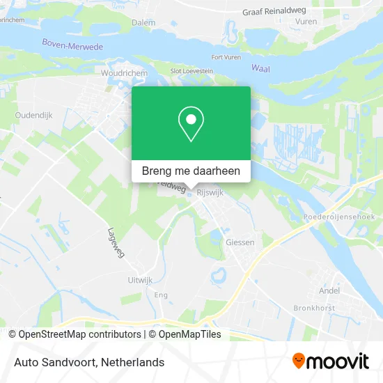 Auto Sandvoort kaart
