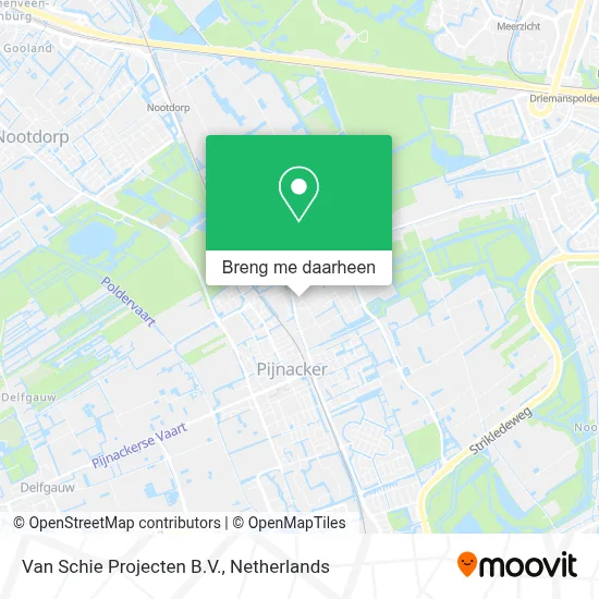 Van Schie Projecten B.V. kaart
