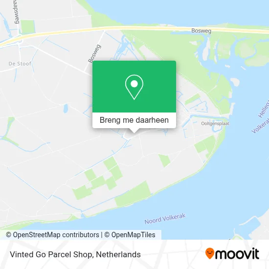 Vinted Go Parcel Shop kaart