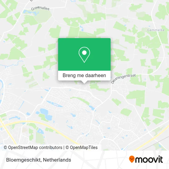 Bloemgeschikt kaart