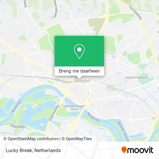 Lucky Break kaart