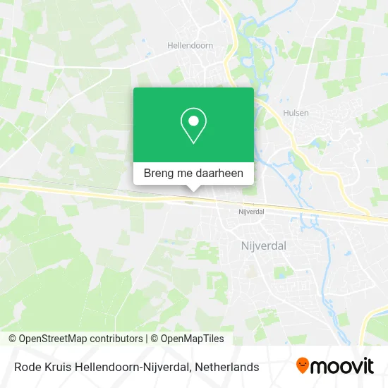 Rode Kruis Hellendoorn-Nijverdal kaart