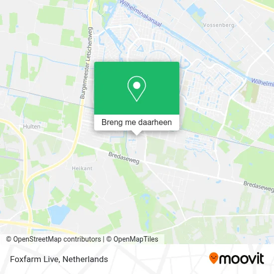 Foxfarm Live kaart
