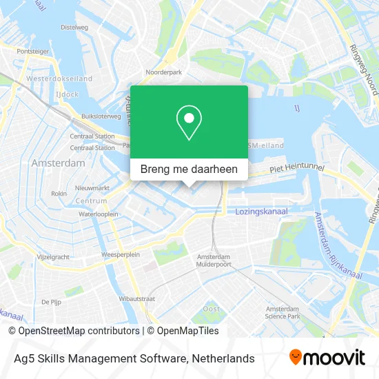 Ag5 Skills Management Software kaart