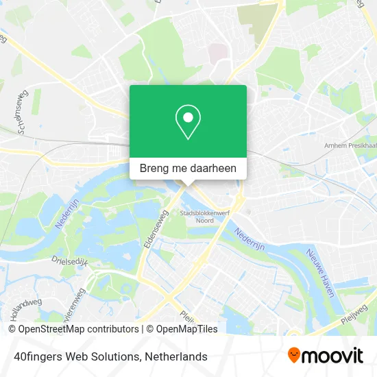 40fingers Web Solutions kaart