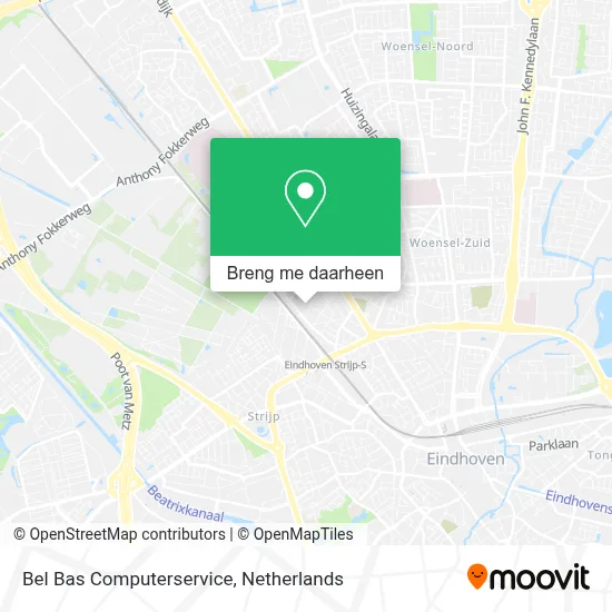 Bel Bas Computerservice kaart