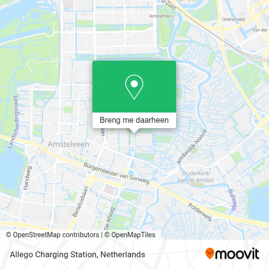Allego Charging Station kaart