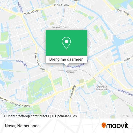 Novar kaart