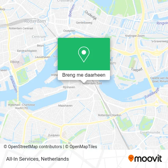 All-In Services kaart