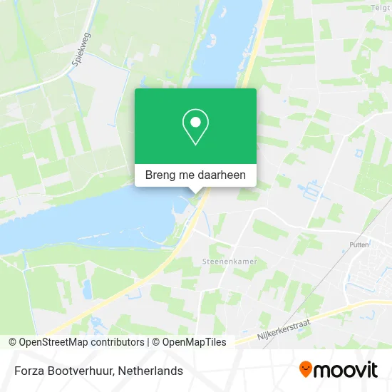 Forza Bootverhuur kaart
