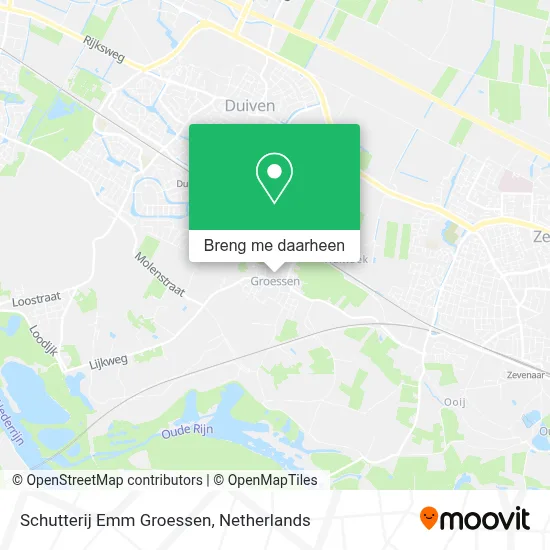 Schutterij Emm Groessen kaart