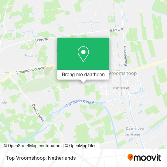 Top Vroomshoop kaart