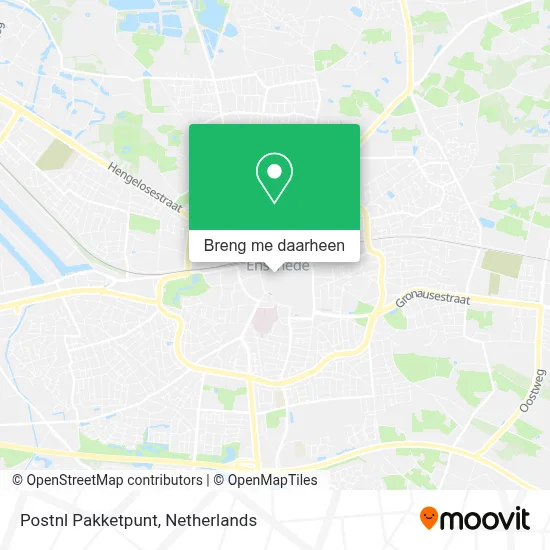 Postnl Pakketpunt kaart