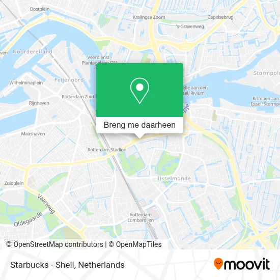 Starbucks - Shell kaart