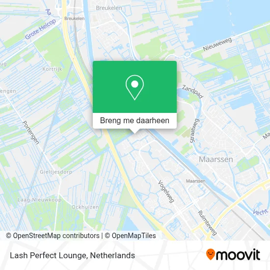 Lash Perfect Lounge kaart