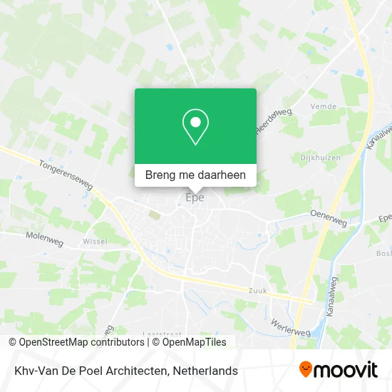 Khv-Van De Poel Architecten kaart