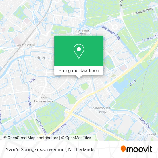 Yvon's Springkussenverhuur kaart