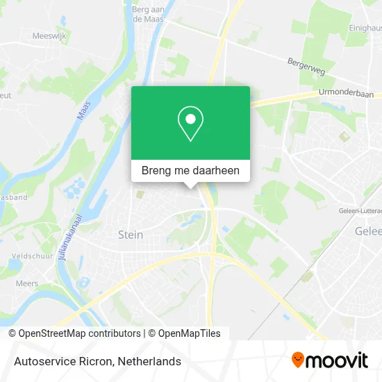 Autoservice Ricron kaart