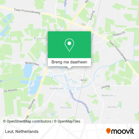 Leut kaart